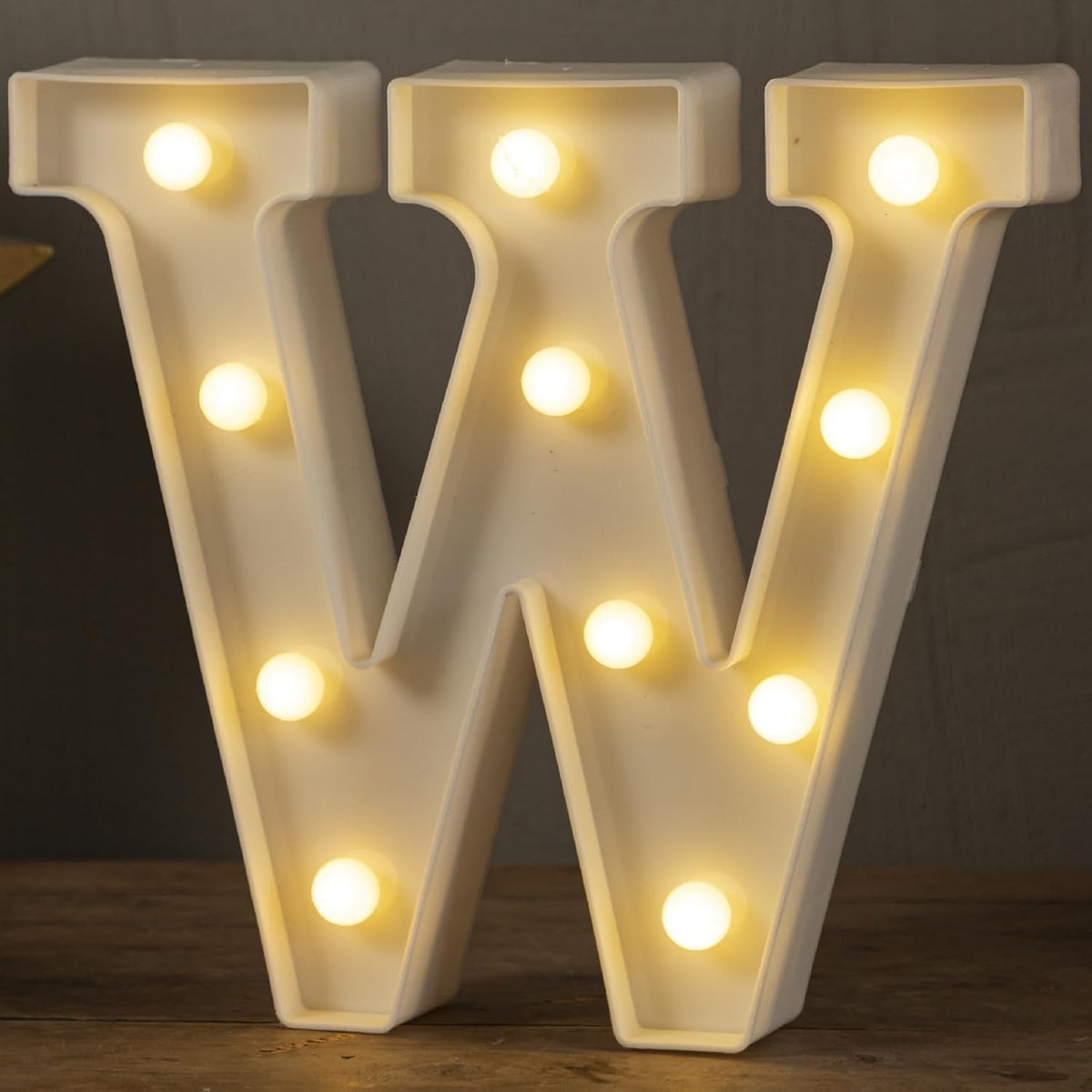 HXWEIYE Light Up Letters LED Marquee Signs - Battery Powered Big Lights Letter for Party &