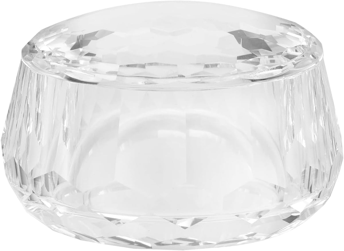 Crystal Jewelry Jar with Lid, Crystal Wedding Candy Buffet Jar, Home Decoration Party Cotton Swab