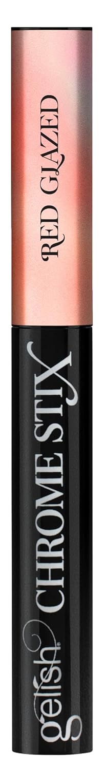 Gelish Chrome Stix, Chrome Nail Powder, Nail Art for Stunning Metallic Finish, Long-Lasting, Easy