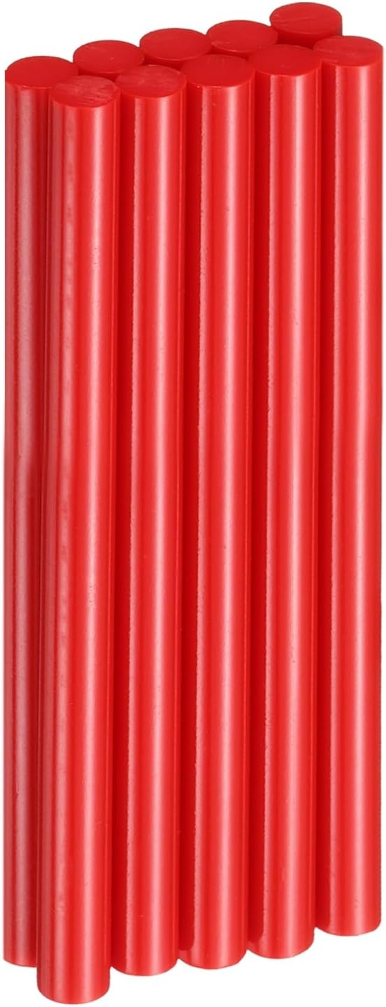 HARFINGTON 10pcs Hot Glue Sticks 0.43" Dia x 5.91" Long EVA Mini Hot Melt Adhesive Glue Stick for