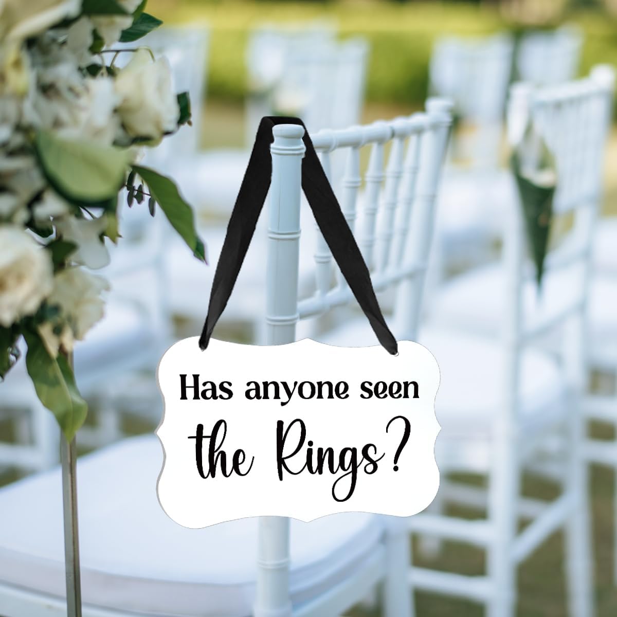 Acrylic Wedding Sign, Ring Bearer Sign, for Rustic Wedding Decor Signs, Acrylic Wall Art With