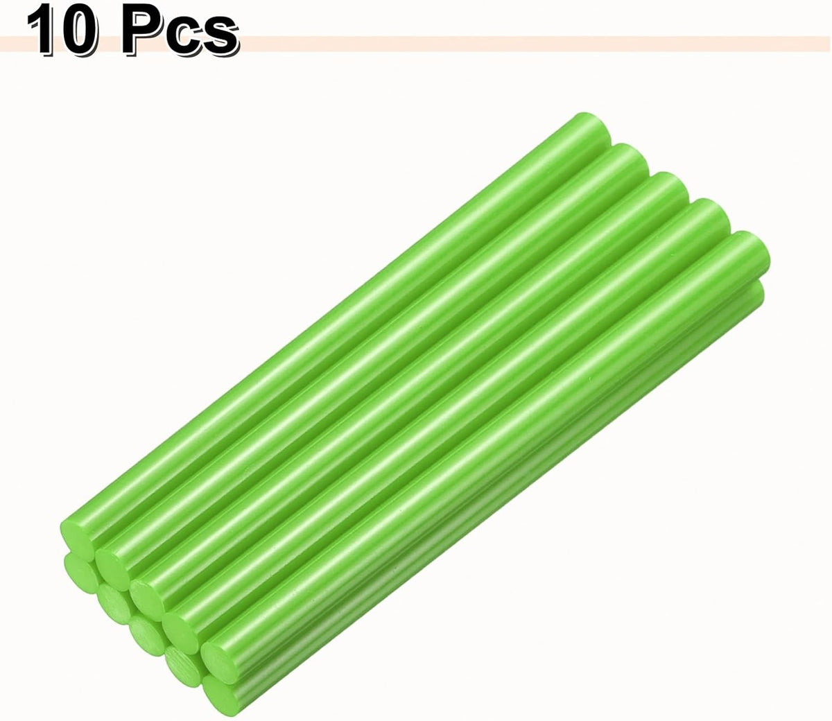 HARFINGTON 10pcs Hot Glue Sticks 0.43" Dia x 7.87" Long EVA Mini Hot Melt Adhesive Glue Stick for