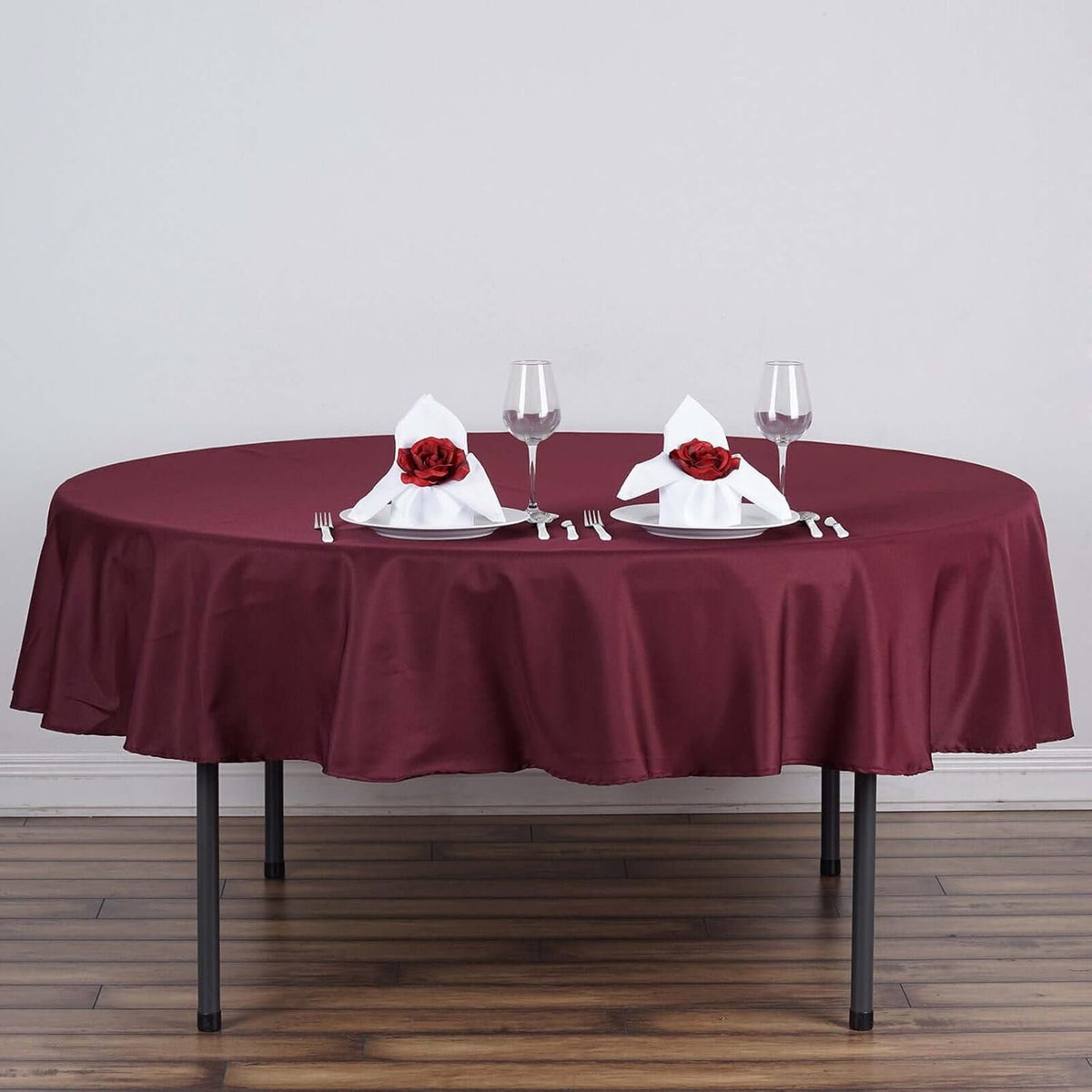 Efavormart Round Tablecloth, 90 Inch Stain & Wrinkle Resistant Washable Table Cloth, Decorative