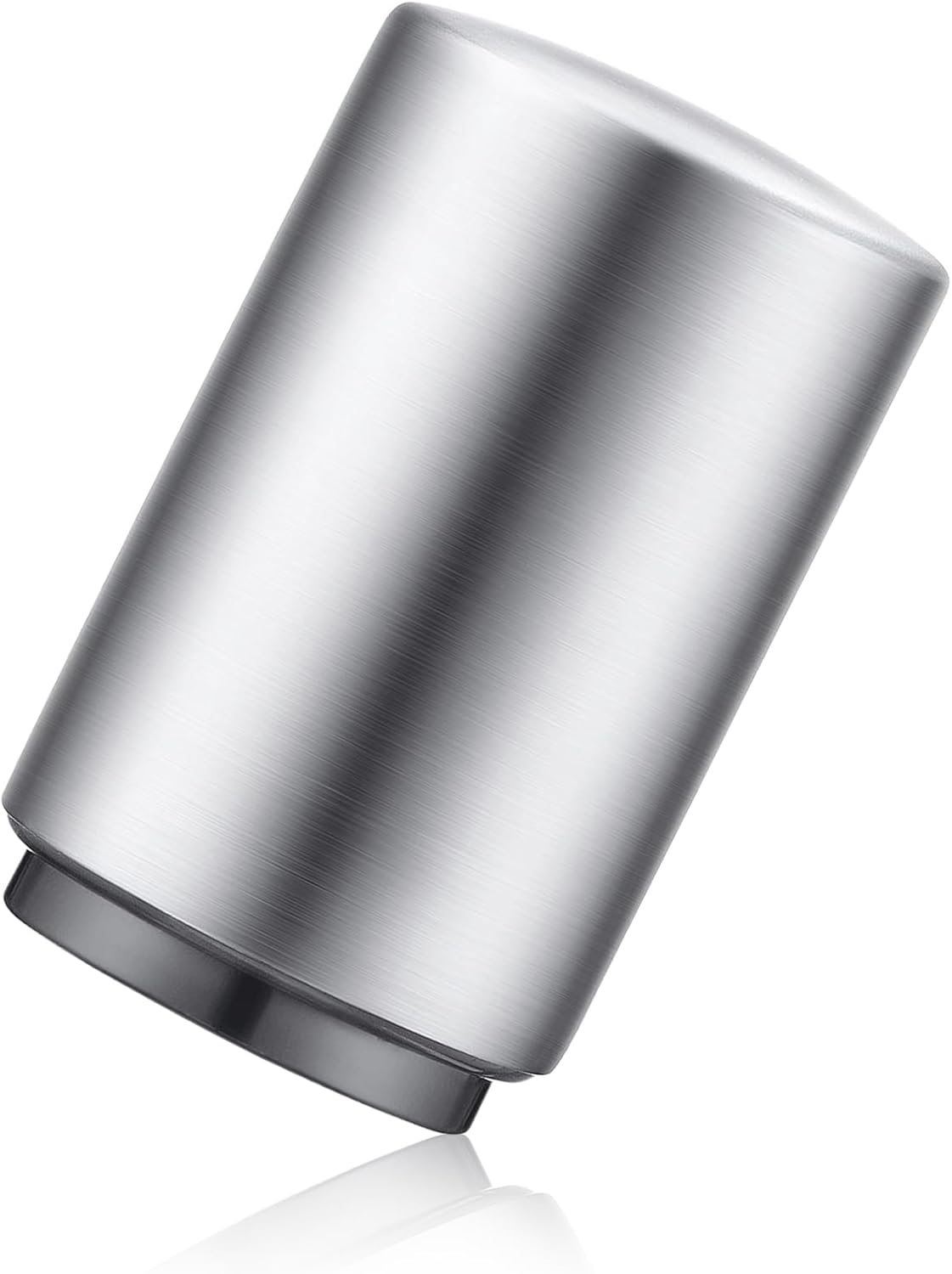 Premium Beer Bottle Opener (Silver), 1 PC Stainless Steel Automatic Push Down No Damage Quick to