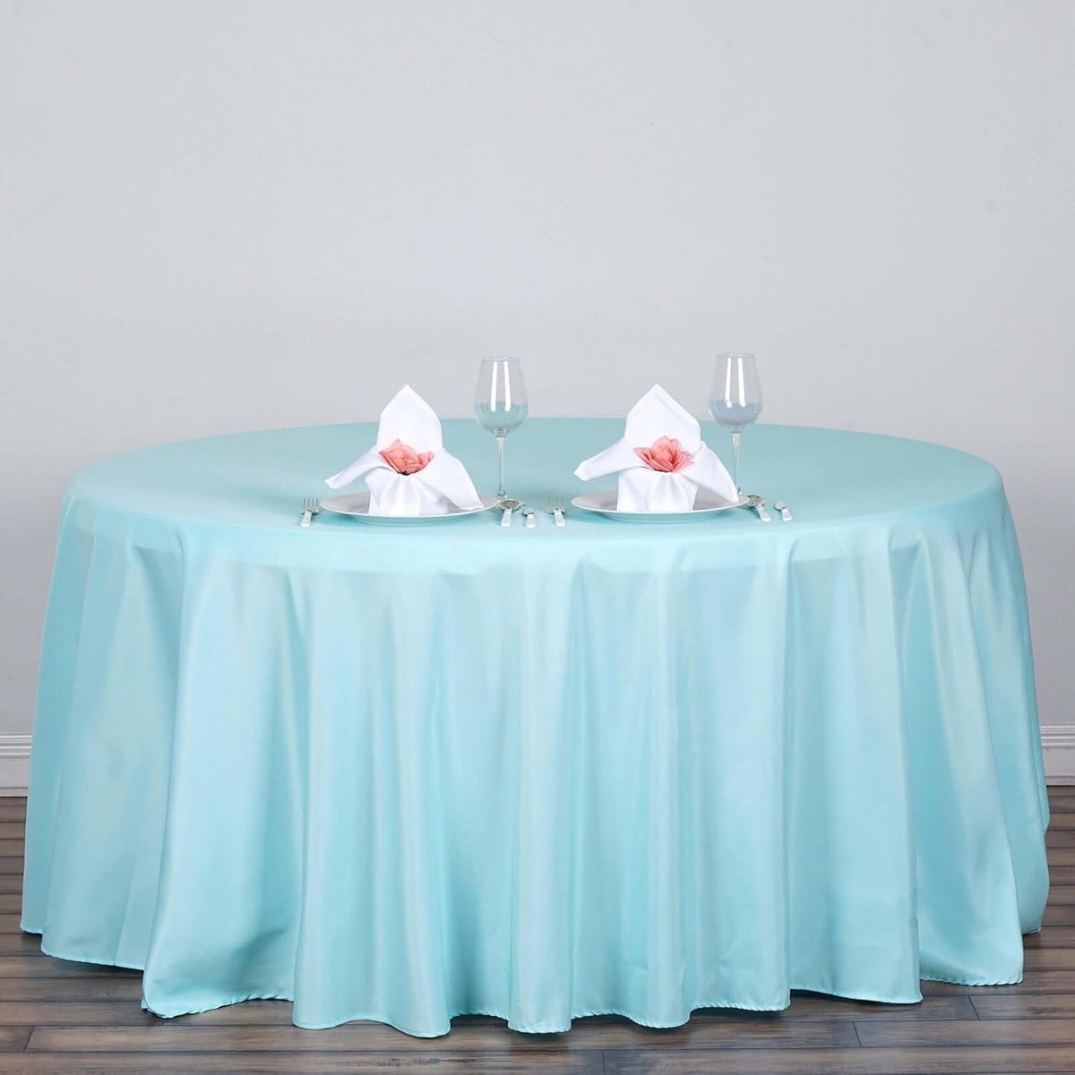 Efavormart Round Tablecloth, 120 Inch Stain & Wrinkle Resistant Washable Table Cloth, Decorative