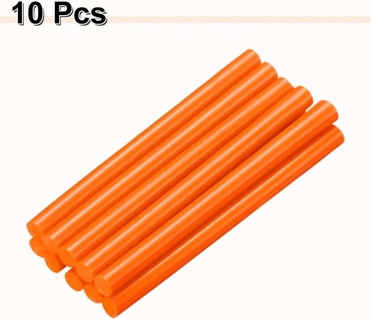 HARFINGTON 10pcs Hot Glue Sticks 0.28" Dia x 3.94" Long EVA Mini Hot Melt Adhesive Glue Stick for