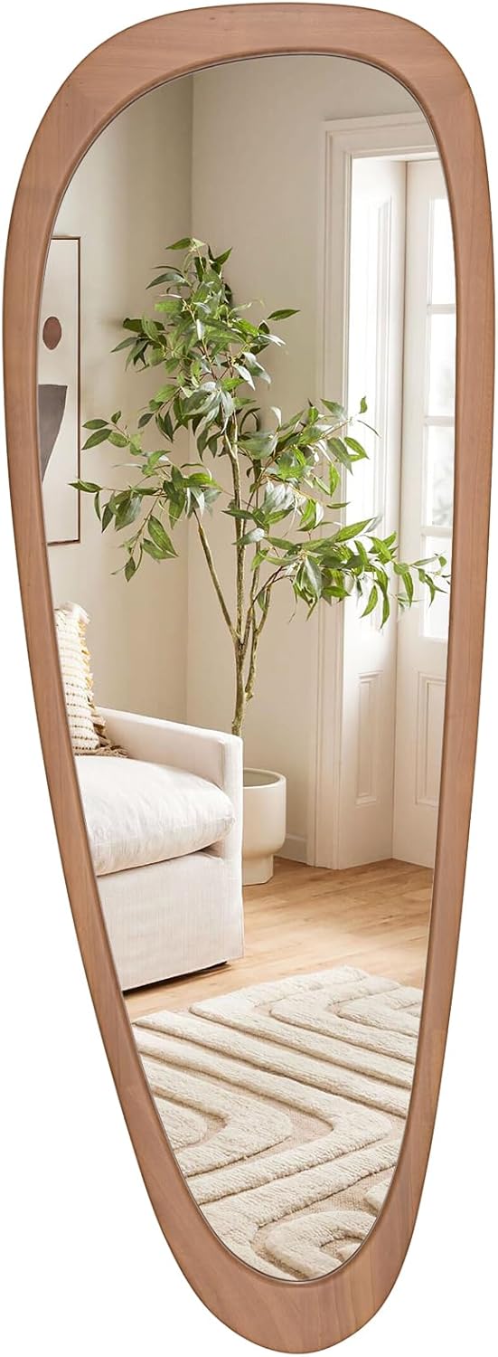 WallBeyond Asymmetrical Mirror, Irregular Mirror Full Length, Boho Wall Mirrors Decorative for