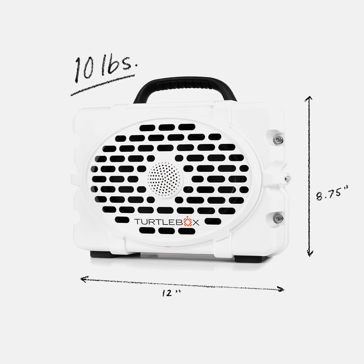 Turtlebox Original Gen 3: Portable Outdoor Bluetooth Speaker – Ultra-Loud (120dB), Waterproof