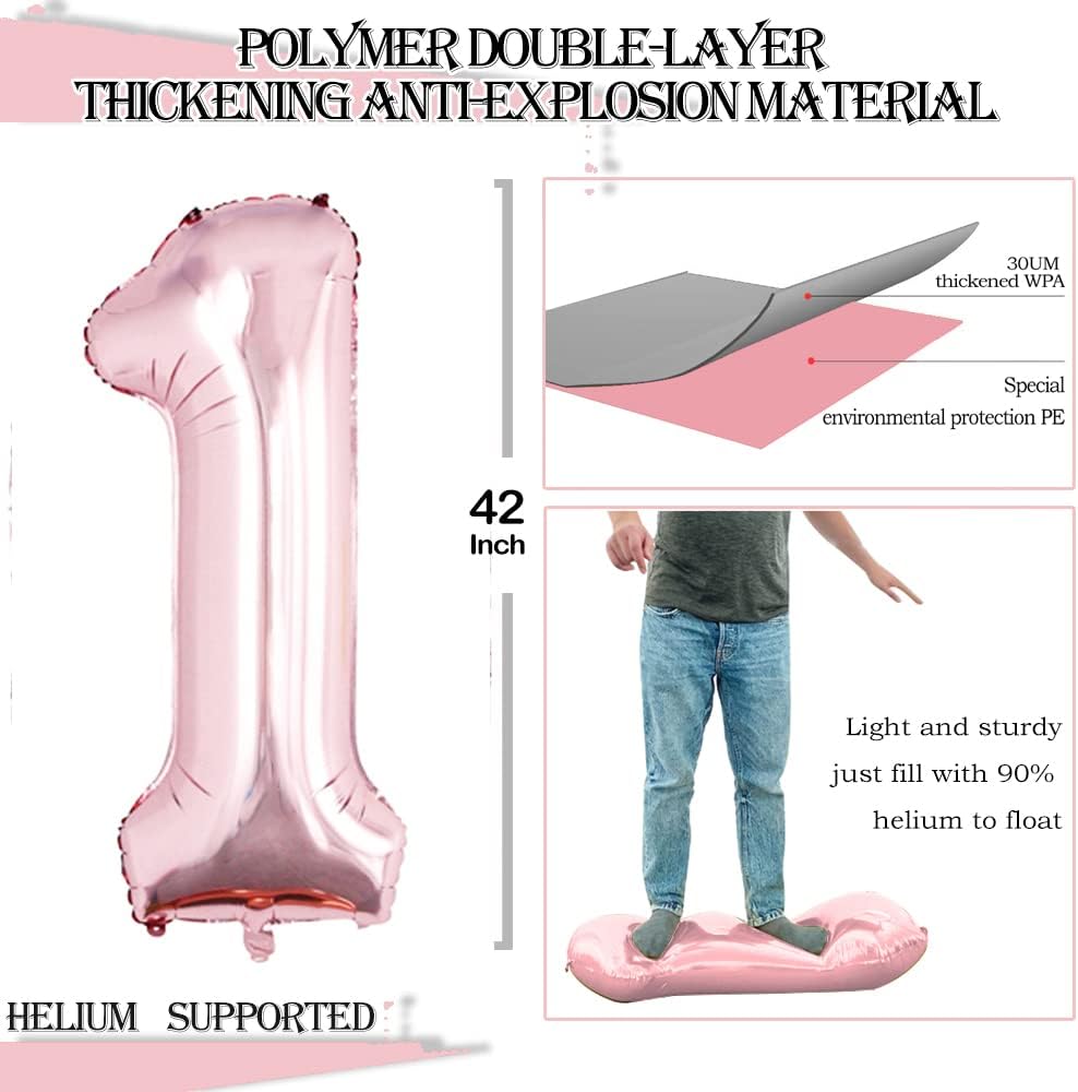 GOER Number 16 Balloons for 16th Birthday Sweet 16 Party Decorations,42 Inch Jumbo Foil Helium 61
