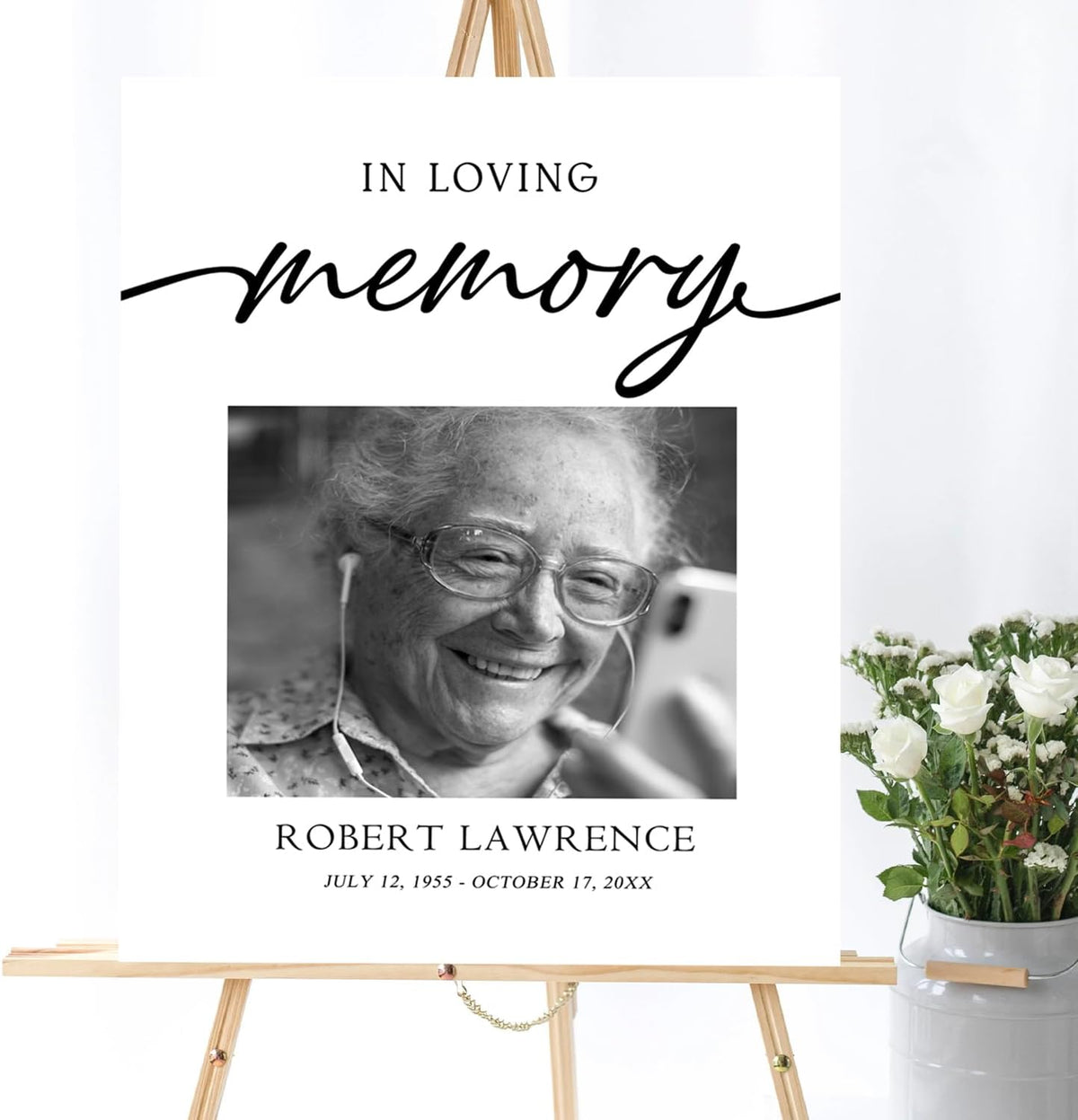 Celebration of Life Sign Board, Funeral Welcome Sign, In Loving Memory, Party Decorations, Memorial