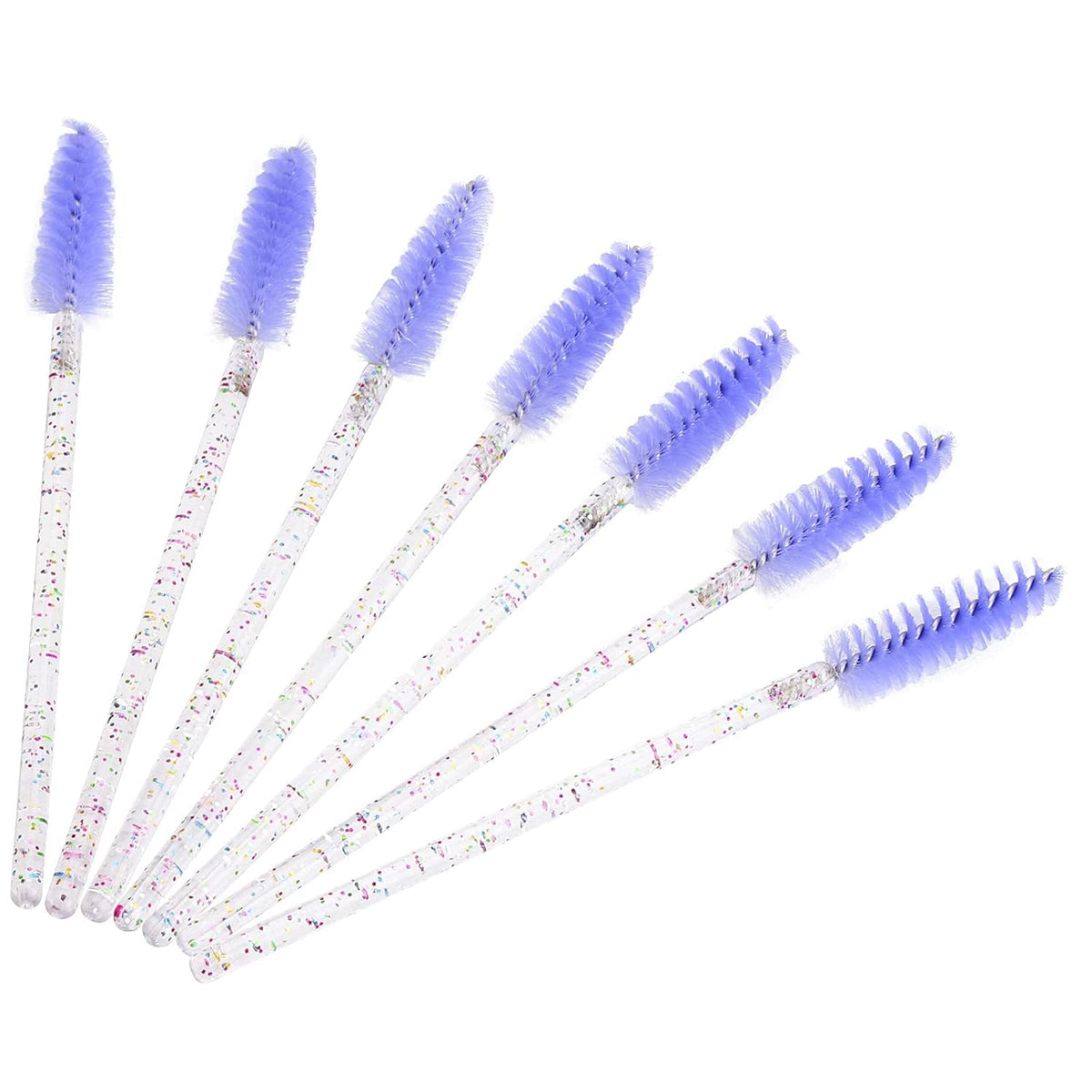 BTYMS 200 Pcs Disposable Mascara Wands Lash Applicator Brush Brow Spoolies for Eyelash Extension