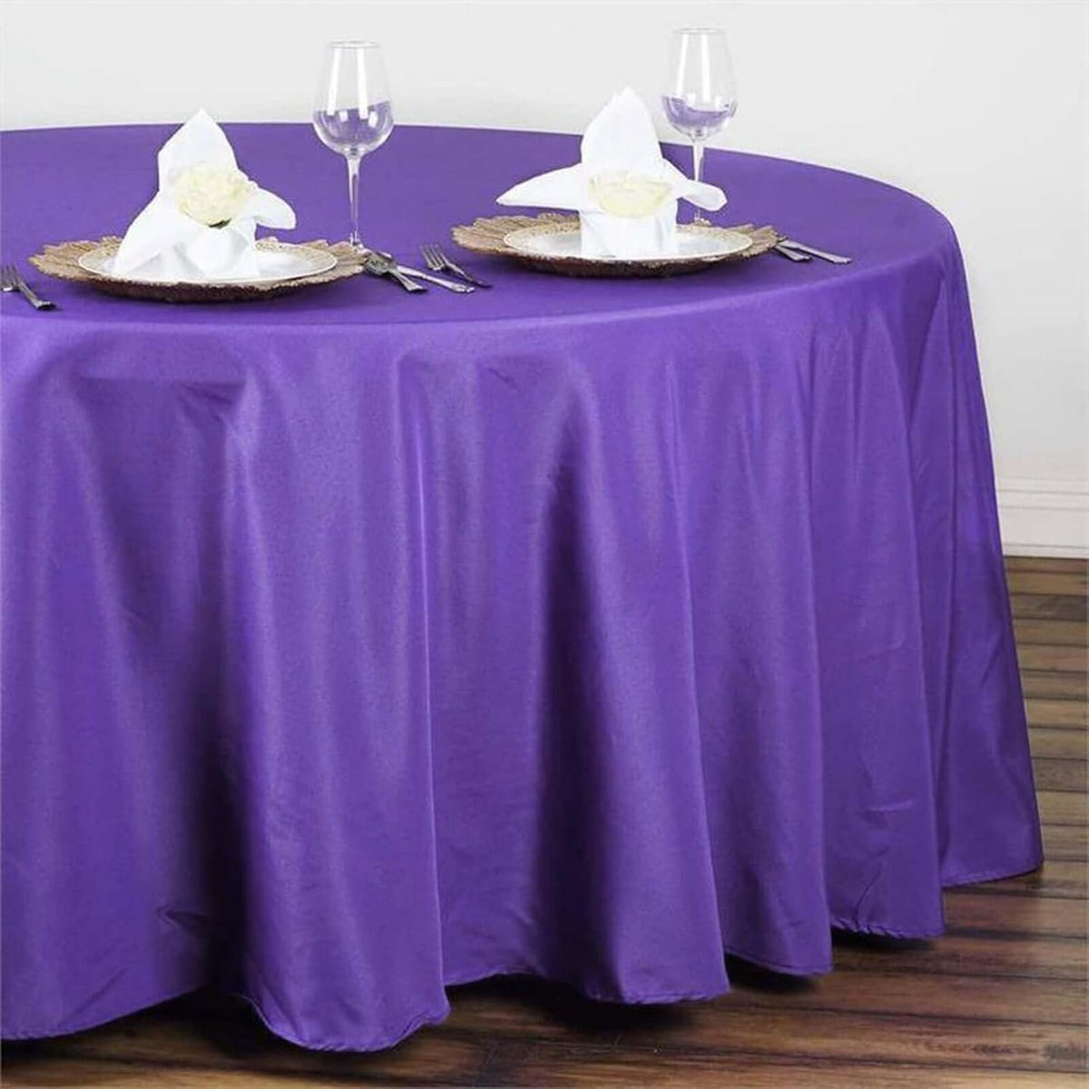 Efavormart Round Tablecloth, 108 Inch Stain & Wrinkle Resistant Washable Table Cloth, Decorative