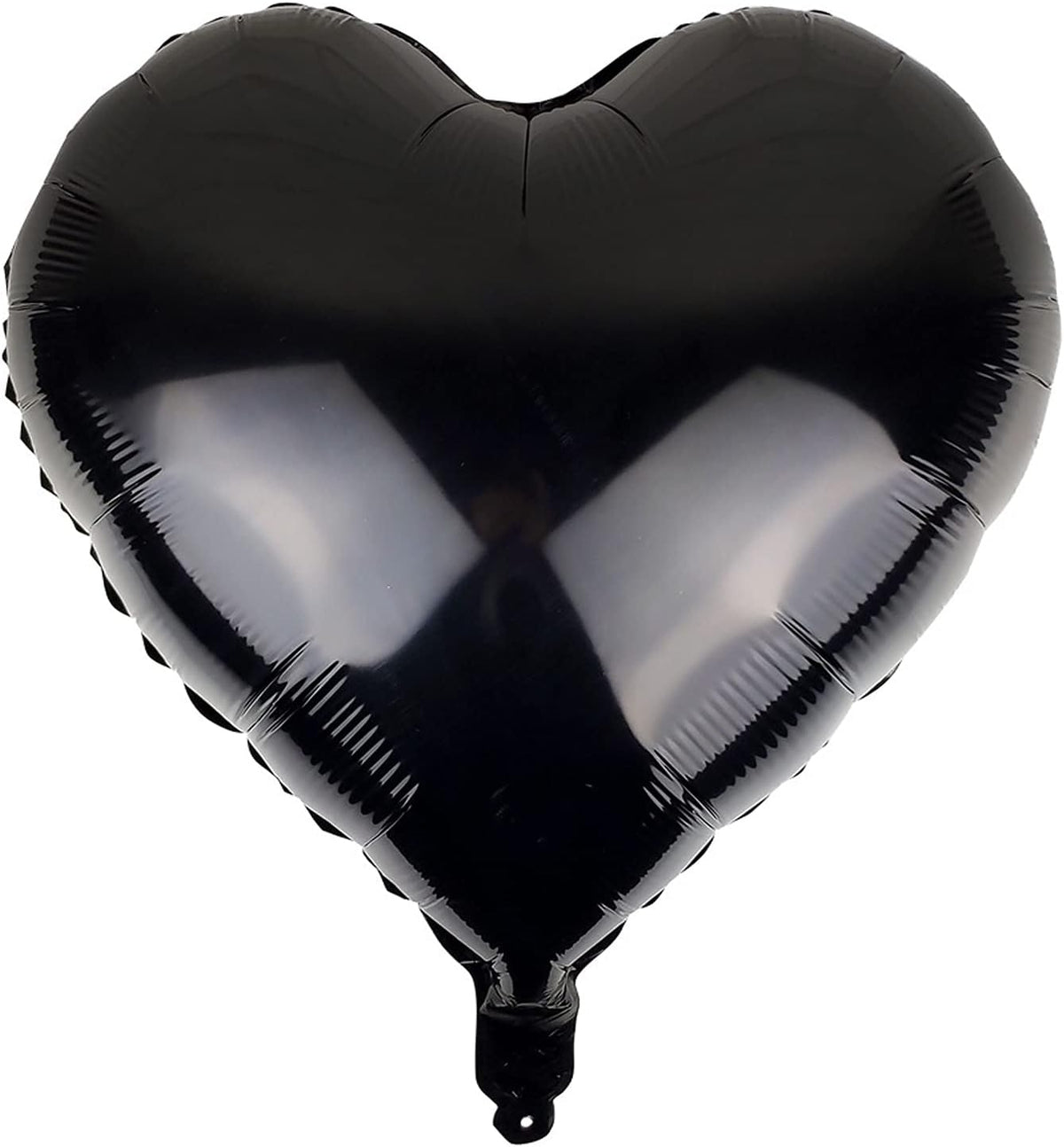 10Pcs Black Foil Heart Shaped Balloons 18 Inch Heart Mylar Balloons For Baby Shower Wedding