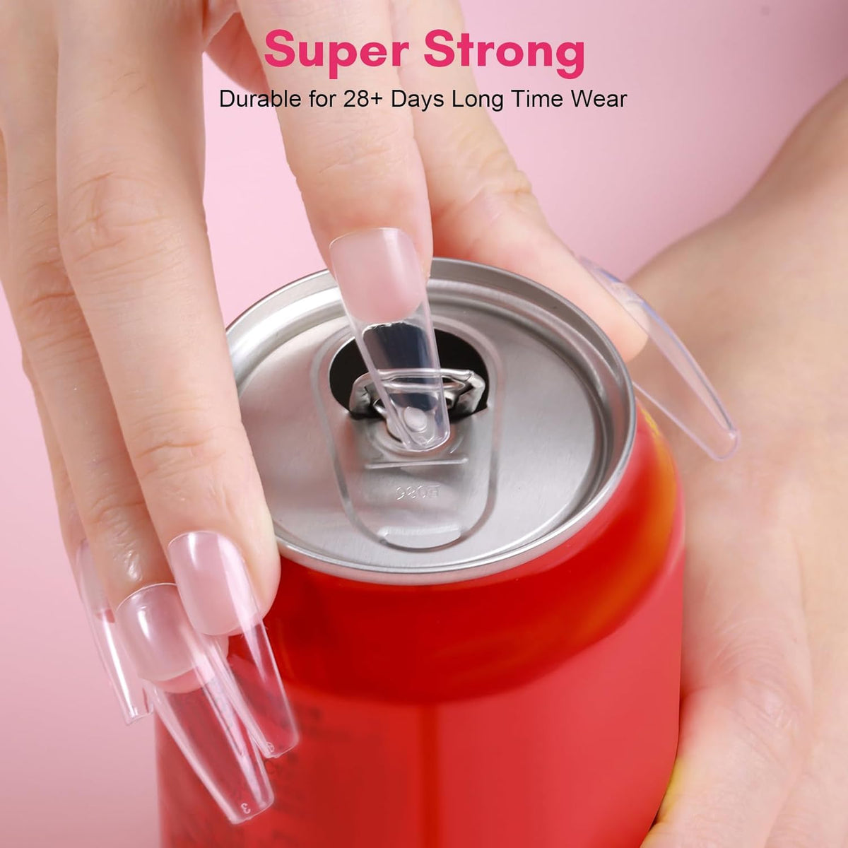 Makartt Quick Nail Glue for Press on Nails: Acrylic Nail Tips-Fake Nails-Salon Quality Strong Brush