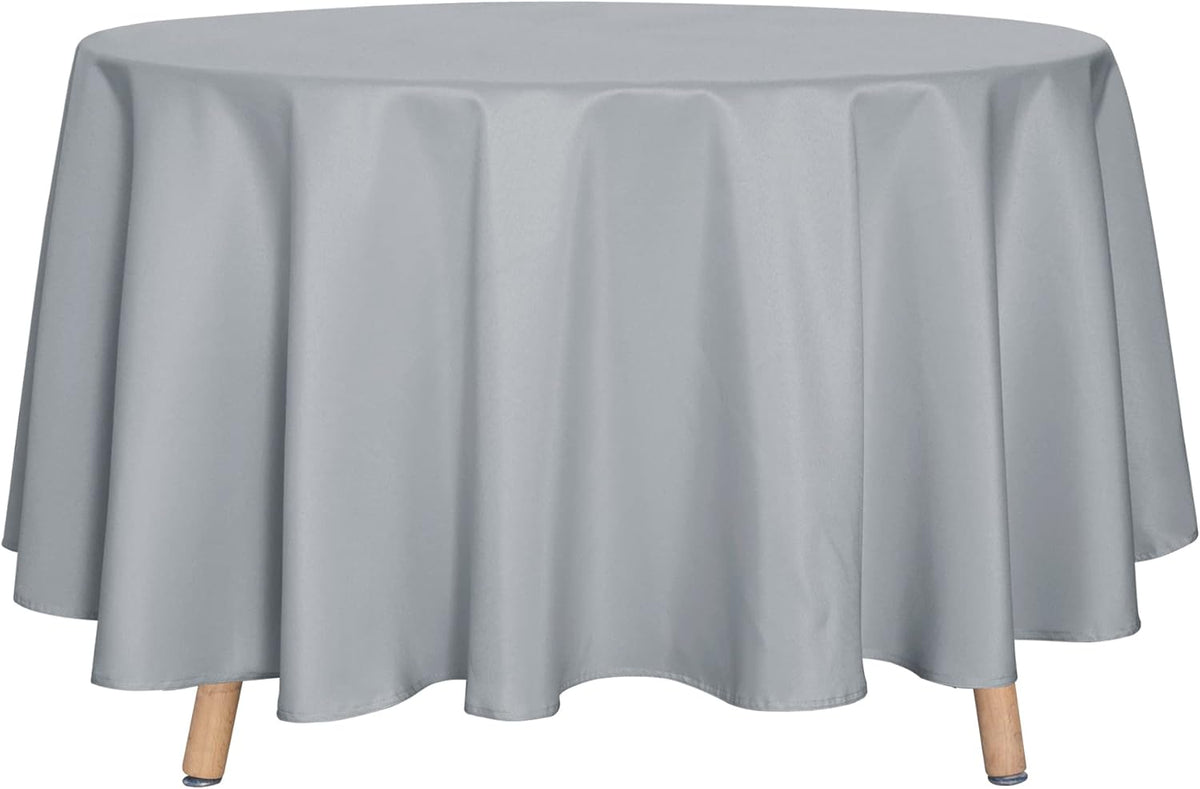 sancua Round Tablecloth - 90 Inch - Water Resistant Spill Proof Washable Polyester Table Cloth