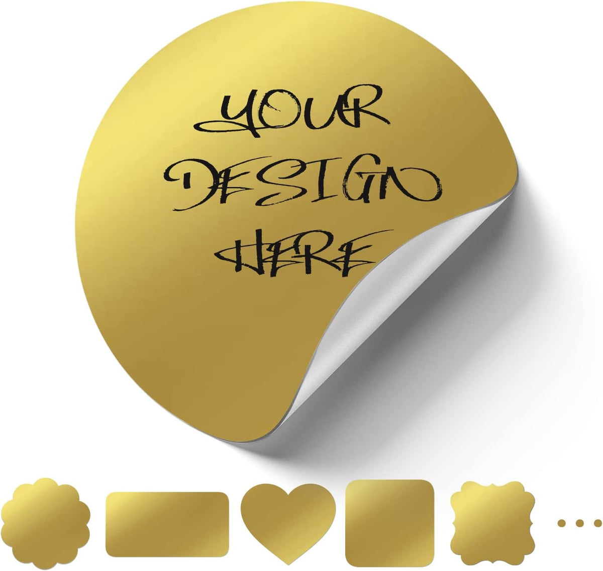 Custom Business Logo Stickers, Personalised Logo Labels - Any Shape, Waterproof, Perfect for