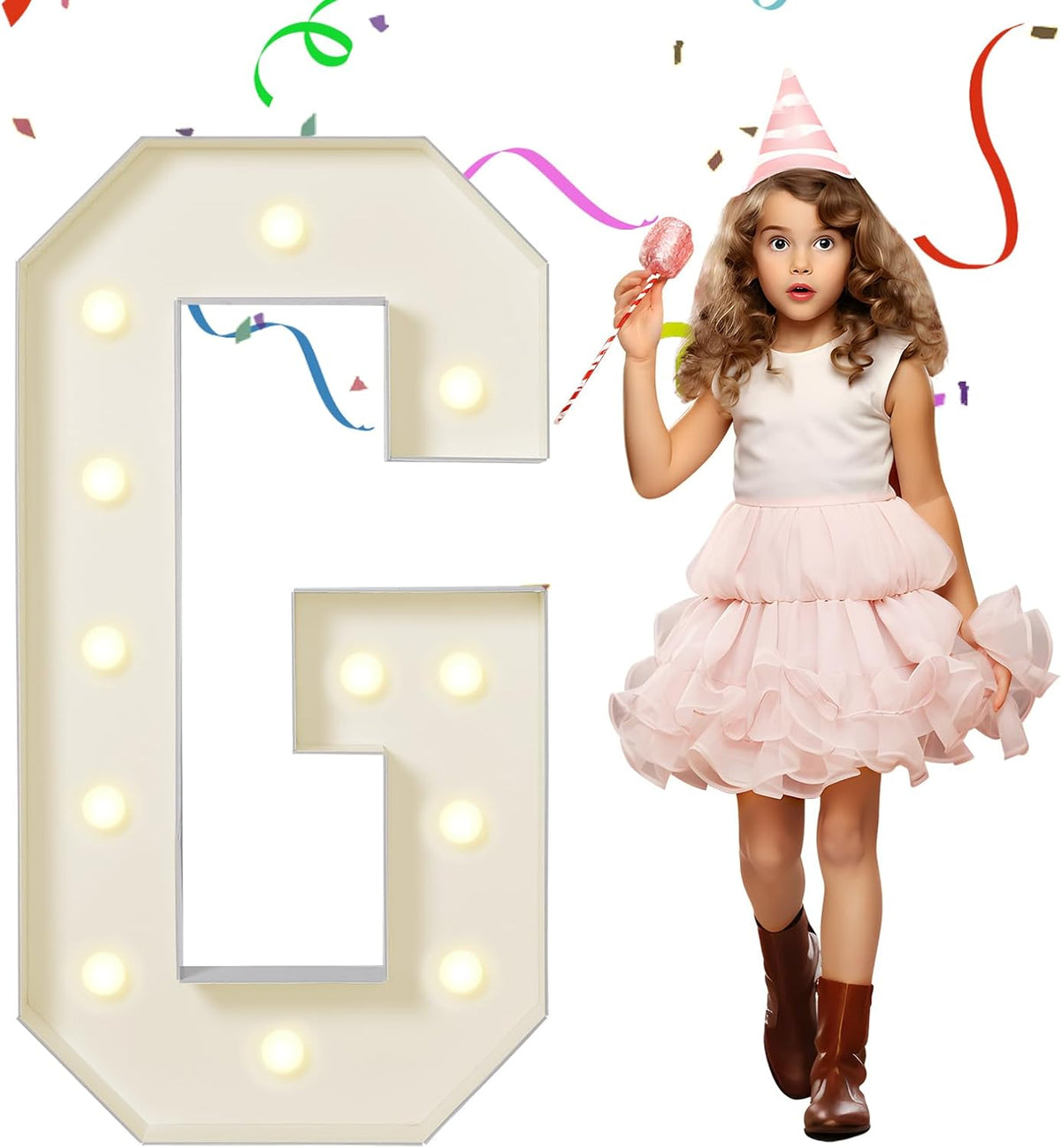 eufony Marquee Letters 4 Feet Tall, 4 FT Marquee Light Up Letters, Giant Light Up Letters 4FT for