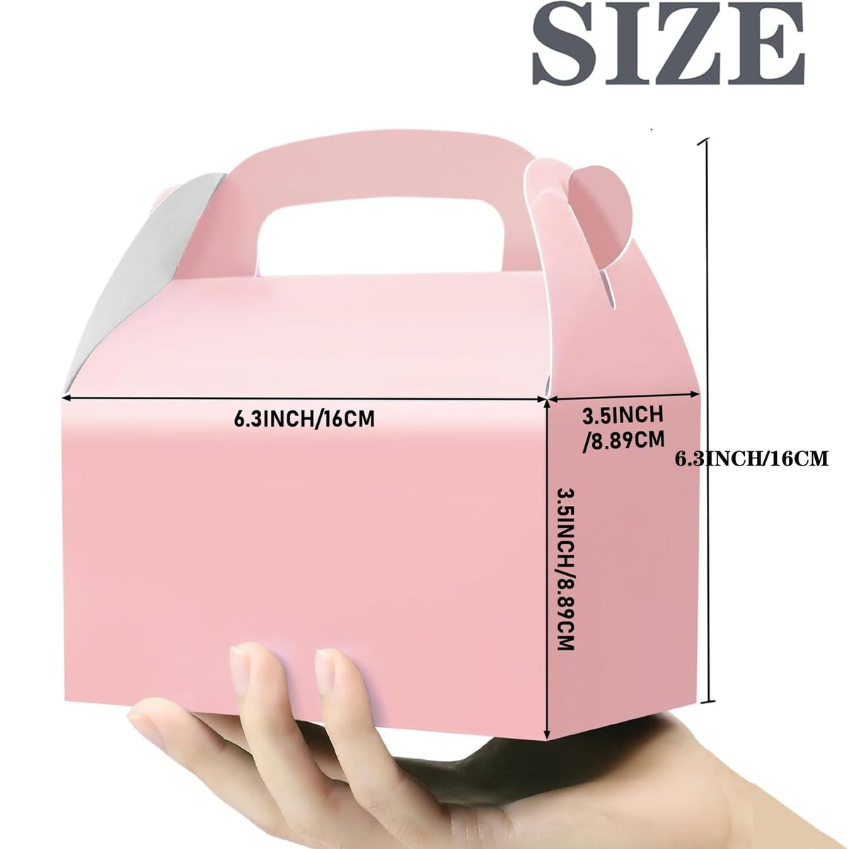 Oletx 30-Pack Colorful Party Favor Treat Boxes Goodie Gable Paper Box