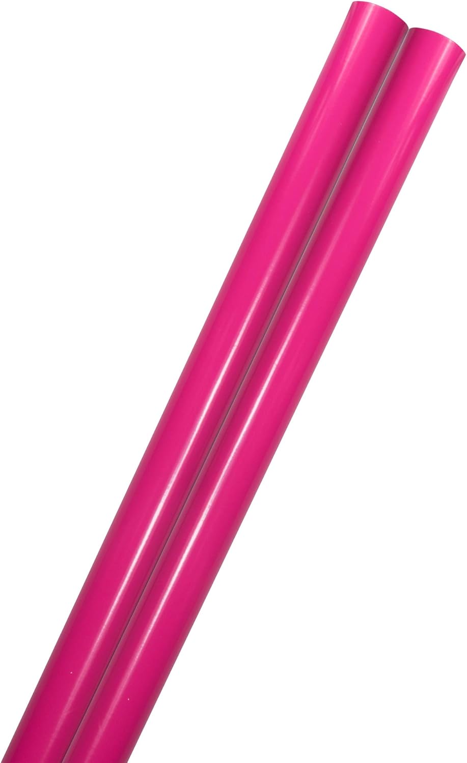 JAM Paper Gift Wrap - Glossy Wrapping Paper - 50 Sq Ft Total (30 in x 10 Ft Each) - Fuchsia - 2