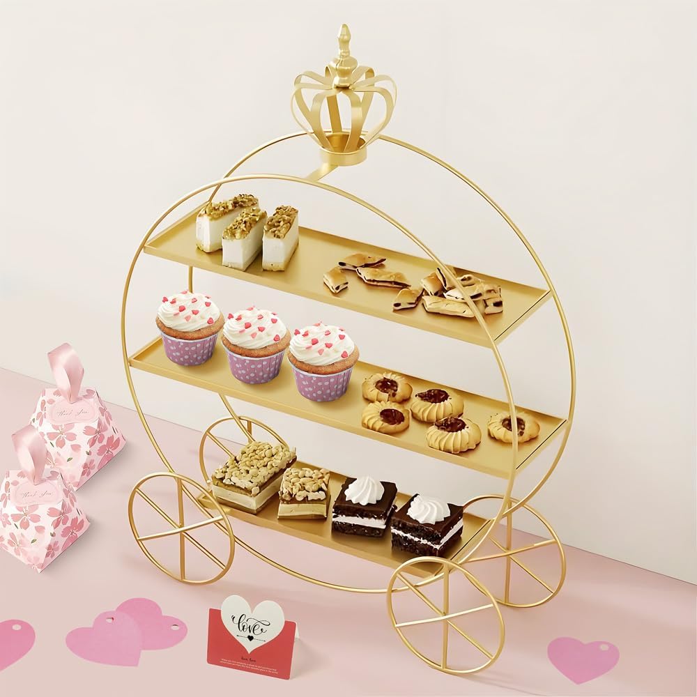 INNOVATIVE LIFE 3 Tier Cupcake Stand Cupcake Holder Candy Cookies Tiered Serving Tray Dessert Stand