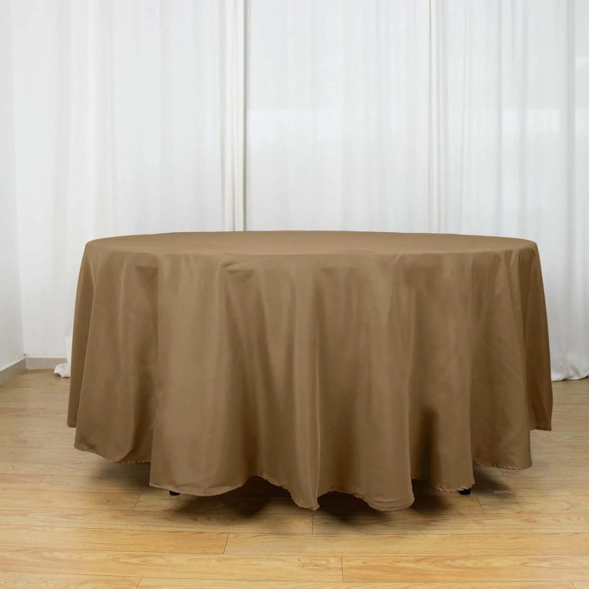 Efavormart Round Tablecloth, 108 Inch Stain & Wrinkle Resistant Washable Table Cloth, Decorative
