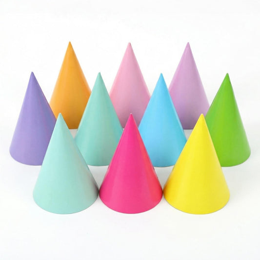 Fvumhlaoog 16PCS Pre-Assembled Party Hats for Kids|Birthday Hats for Adults