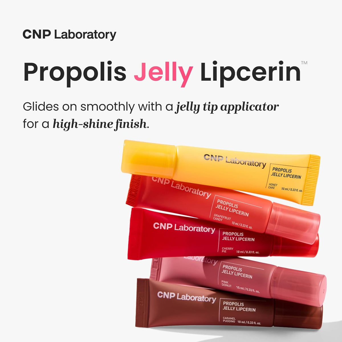 CNP Propolis Jelly Tinted Lipcerin™ - 05 Grapefruit Candy, Hydrating Lip Balm & Gloss with Manuka