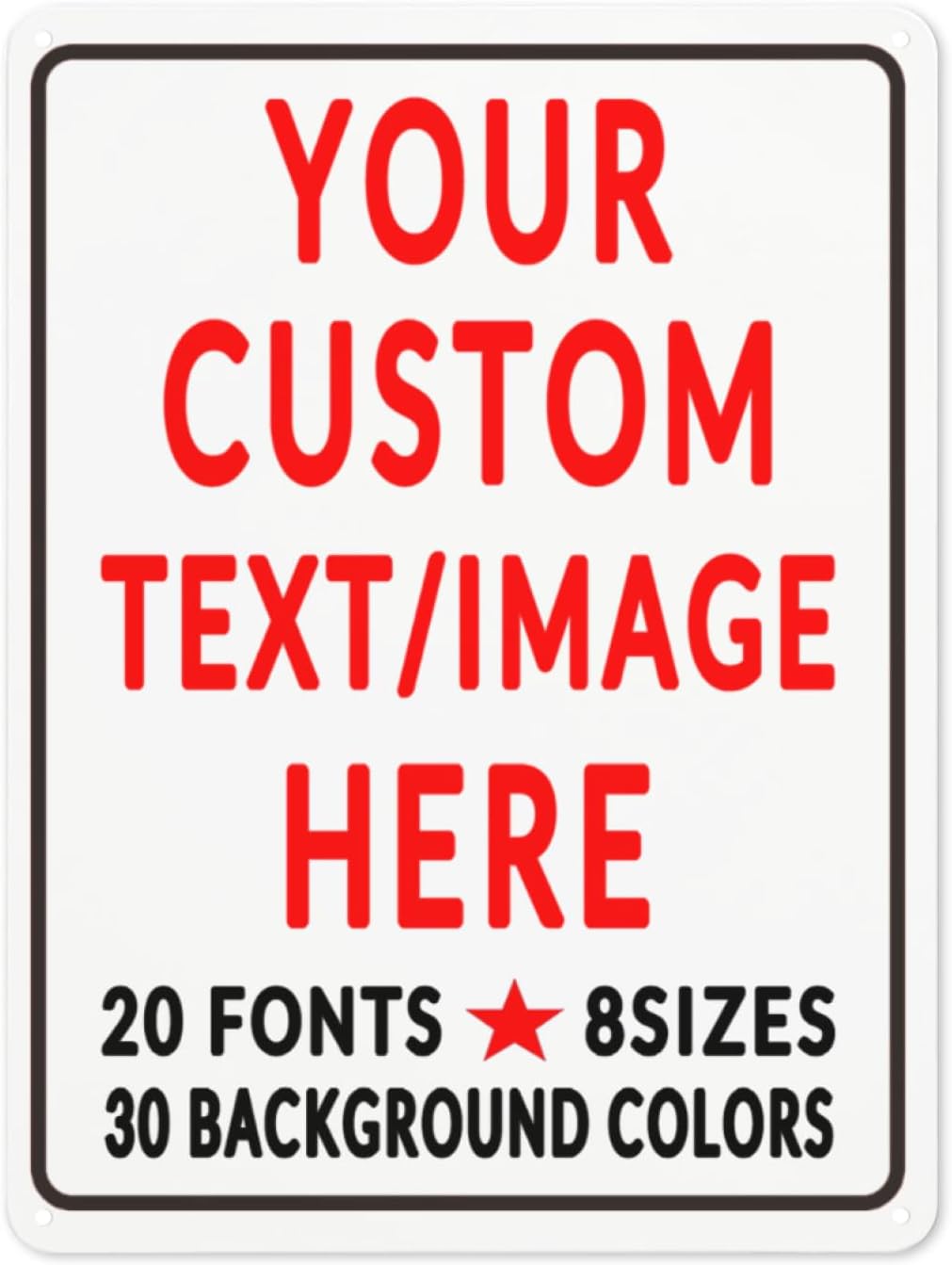 Custom Sign Personalized Custom Metal Sign, Customize For Office, Business, Workplace, Office