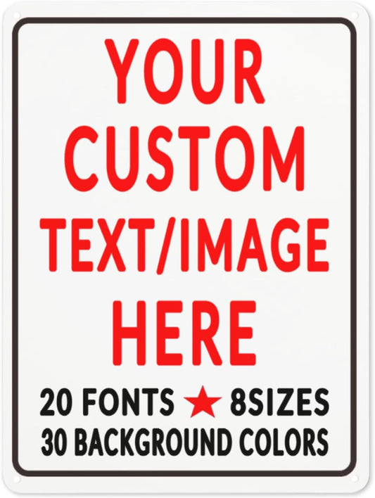 Custom Sign Personalized Custom Metal Sign, Customize For Office, Business, Workplace, Office