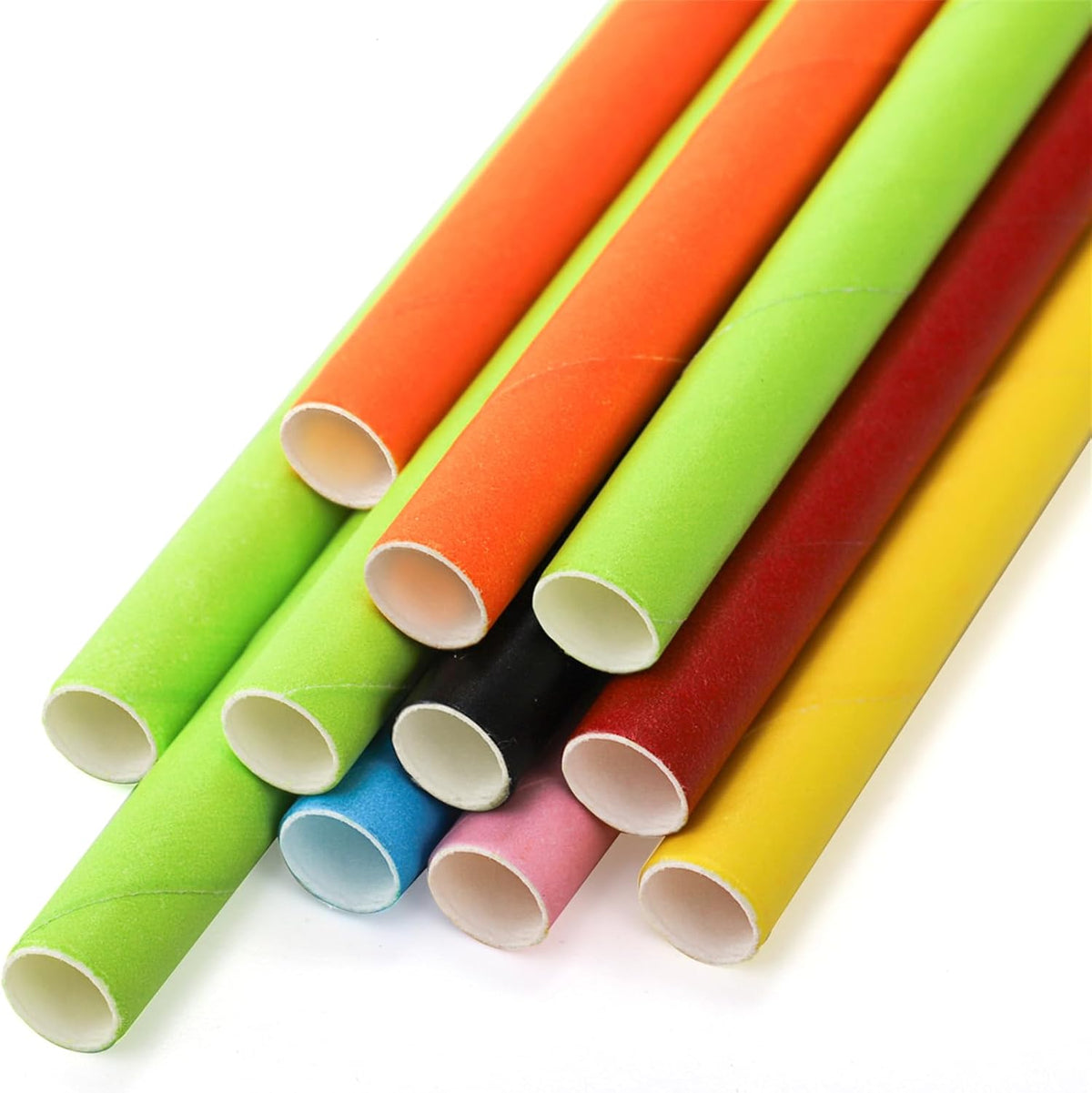 DEAYOU 800 PCS Paper Drinking Straws, Disposable Paper Straws for Mixed Drinks, Party Supplies