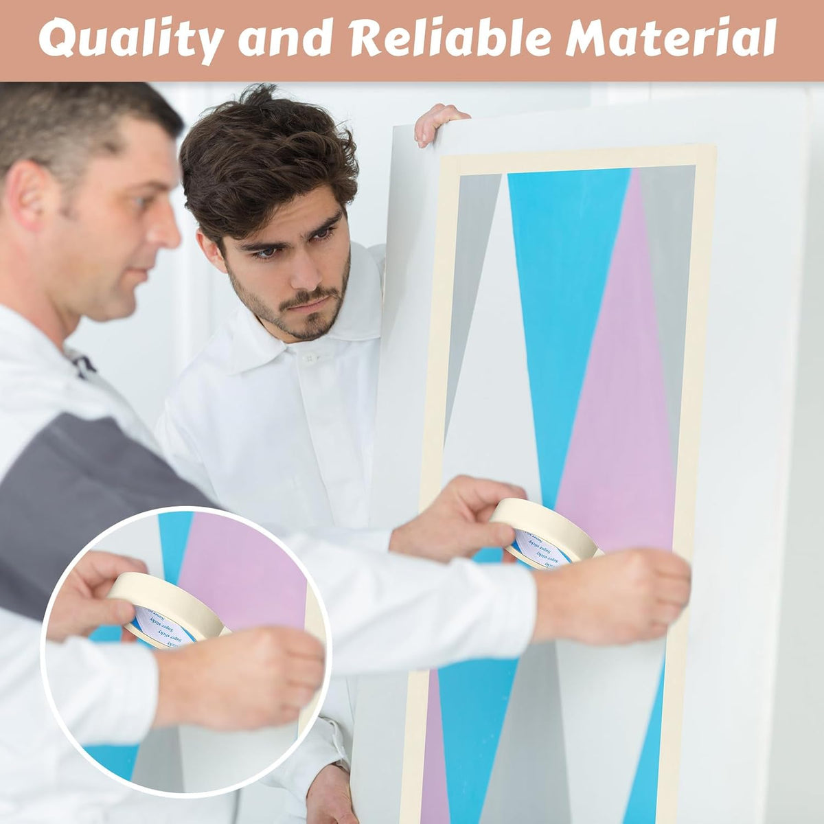 Masking Tape Bulk General Purpose Masking Painting Tape 55 Yards for Painting Home Office School