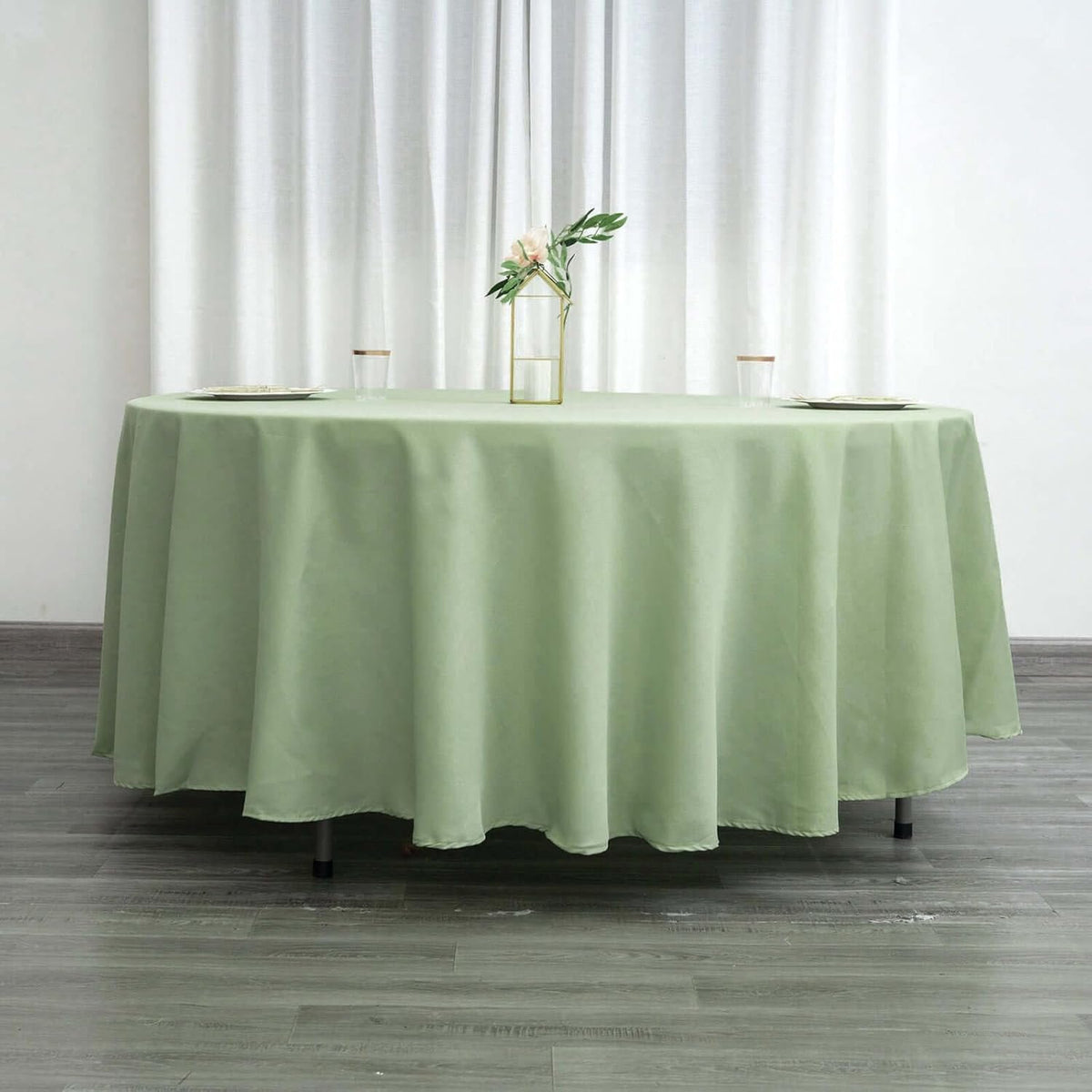 Efavormart Round Tablecloth, 108 Inch Stain & Wrinkle Resistant Washable Table Cloth, Decorative