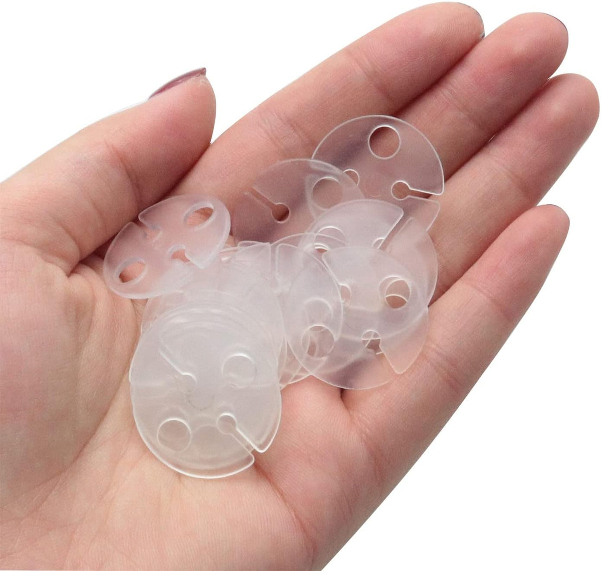 Balloon Clips DGBRSM 100pcs White Round Plastic Balloon Clips Wedding Party Christmas Birthday
