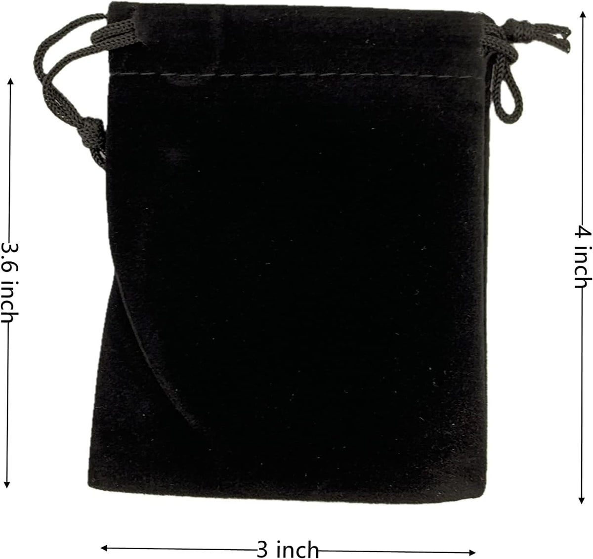 Palmhomee Pack of 48 3x4 Inch Velvet Drawstring Bags Gift Bag Velvet Pouch For Jewelry Wedding and