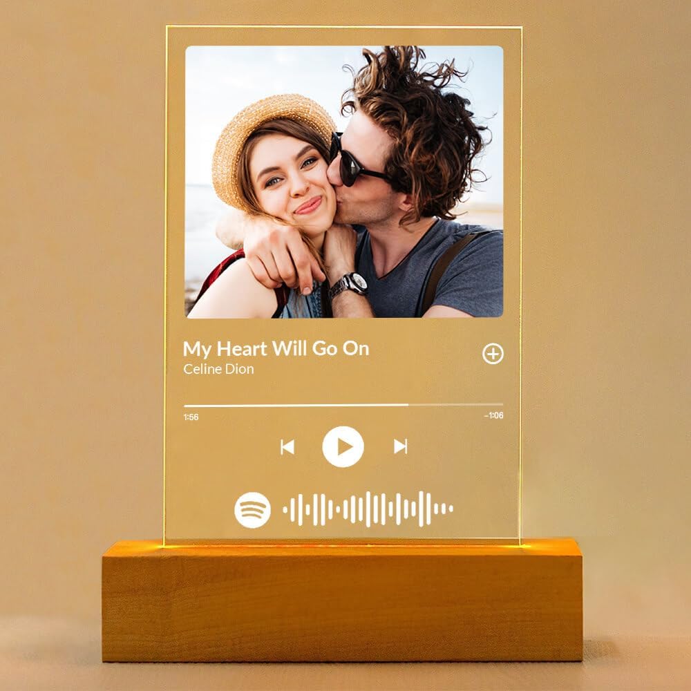 Custom Spotify Plaque, Customized Acrylic Song Plaque/Glass Album Cover, Custom Music Picture