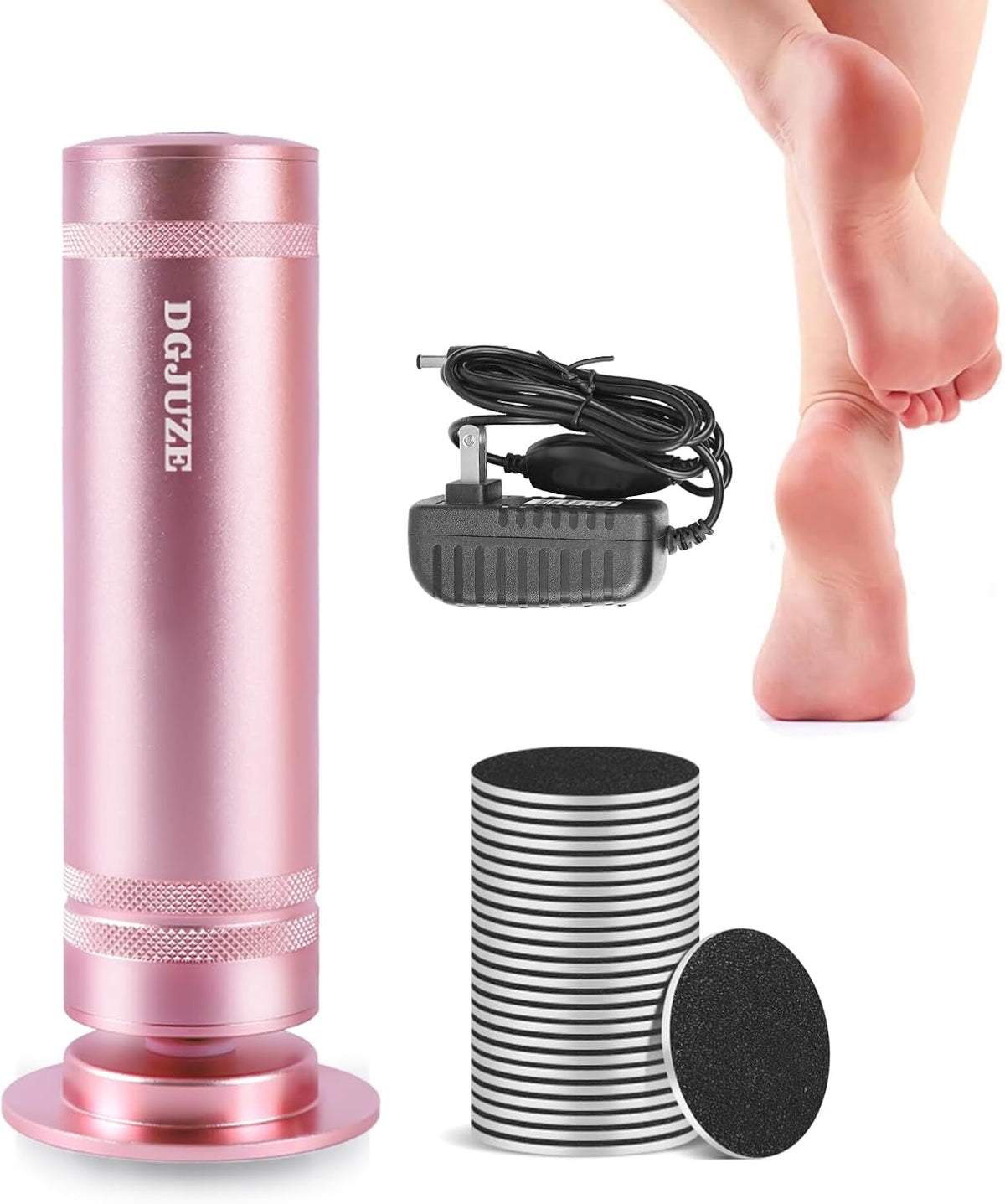 PowerPro Electric Foot Callus Remover 36W Professional 1200rpm Adjustable Speed Metal Feet Grinder