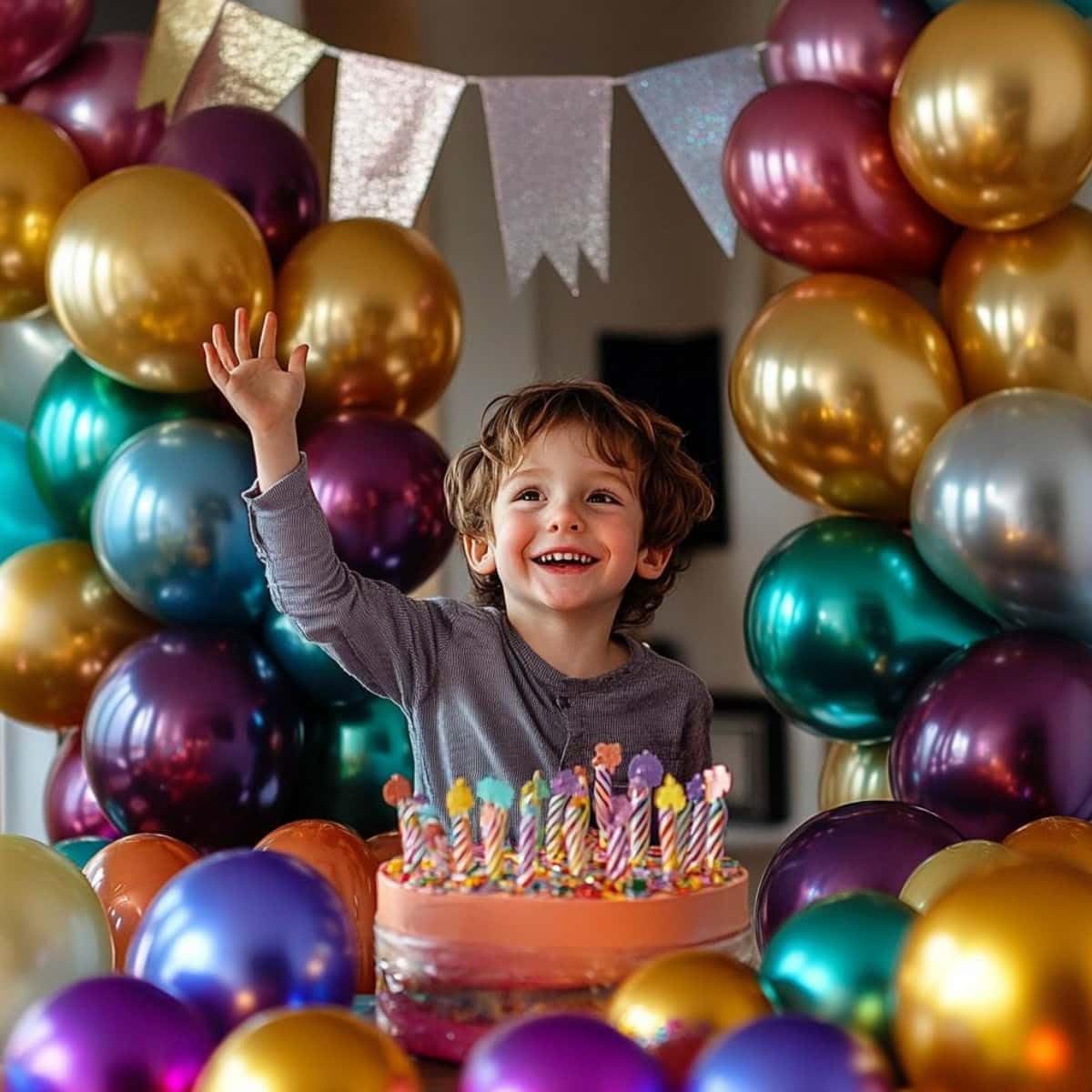 300 Pcs Metallic Chrome Balloons 12 Inch Colorful Party Balloon for Wedding Baby Shower Christmas