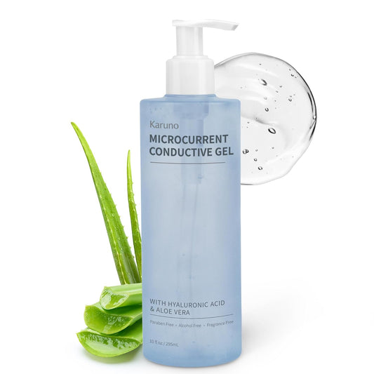 10oz Microcurrent Conductive Gel – Hydrating Gel with Hyaluronic Acid & Aloe Vera – Fragrance-Free