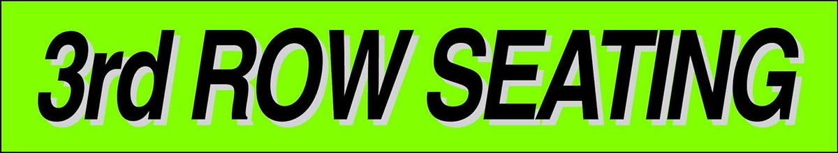 Ez-line Vinyl Windshield Stickers 3 Dozen 15 Inch Chartreuse Slogan Dealership Pro Pack for Car