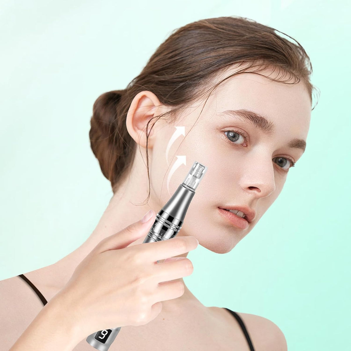 Derma Roller for Skin, 0.25mm Mcroneeding Derma Roller Pen for Face & Scalp, Beauty Pen for Women