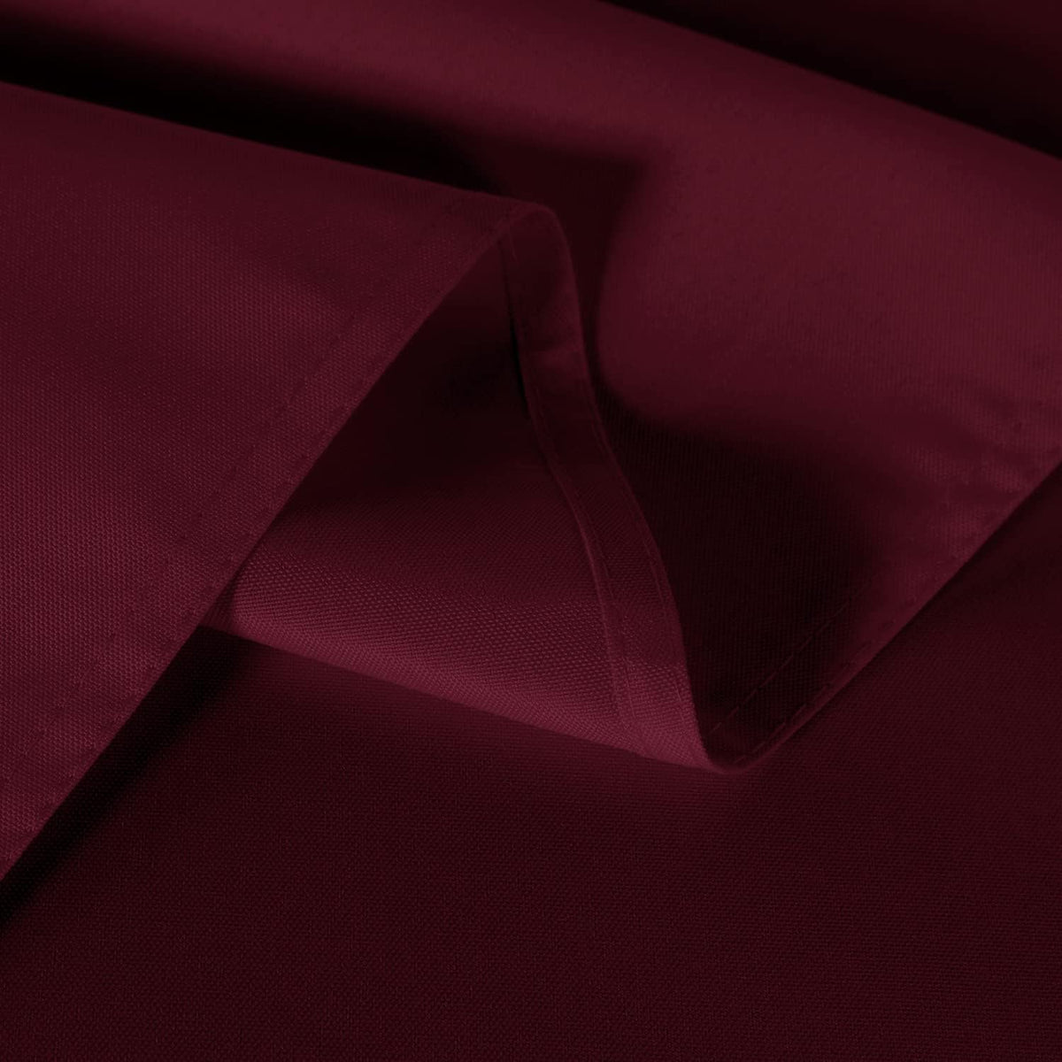 sancua 6 Pack Burgundy Tablecloth 60 x 102 Inch, Rectangle Table Cloth for 6 Feet Tables - Stain