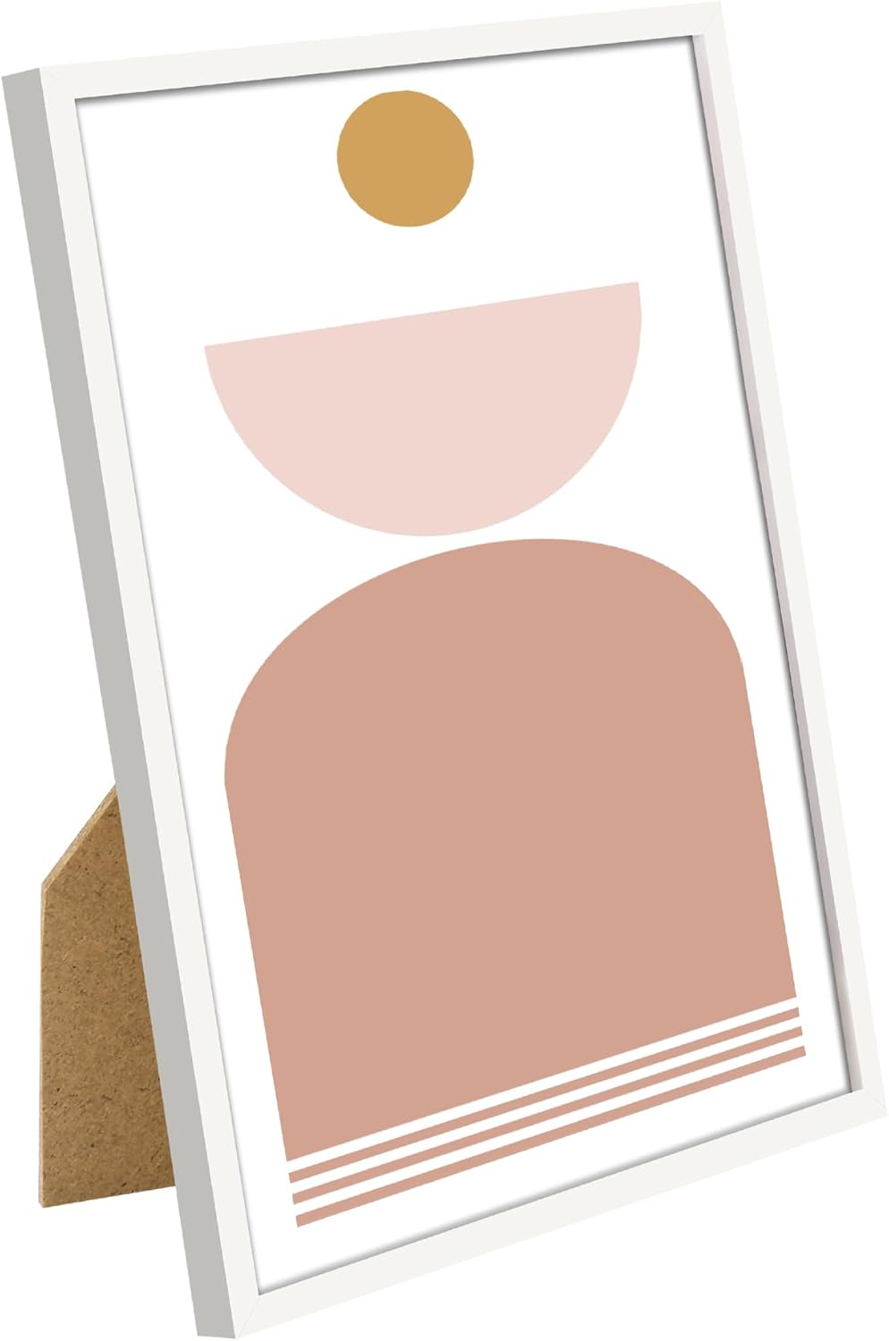 upsimples 8x10 Picture Frame Set of 3, Made of High Definition Glass for 8 x 10, Wall and Tabletop