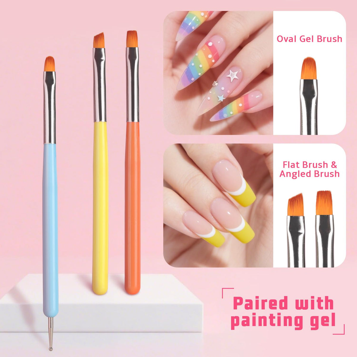 Sponge Pat Paint Nail Gel, Ombre Nails Gradient Gel Nail Blush Blooming Aura Nails Drawing Stripper