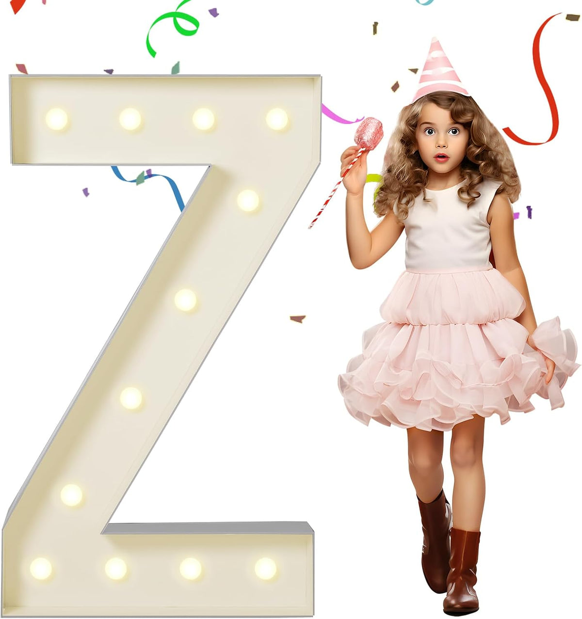 EUFONY Marquee Letters 4 Feet Tall, 4 FT Marquee Light Up Letters, Giant Light Up Letters 4FT for