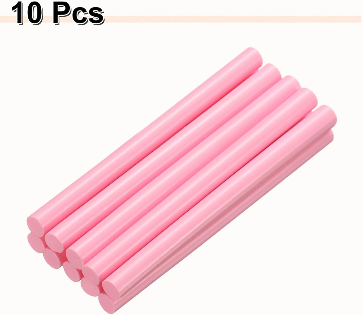 HARFINGTON 10pcs Hot Glue Sticks 0.28" Dia x 3.94" Long EVA Mini Hot Melt Adhesive Glue Stick for