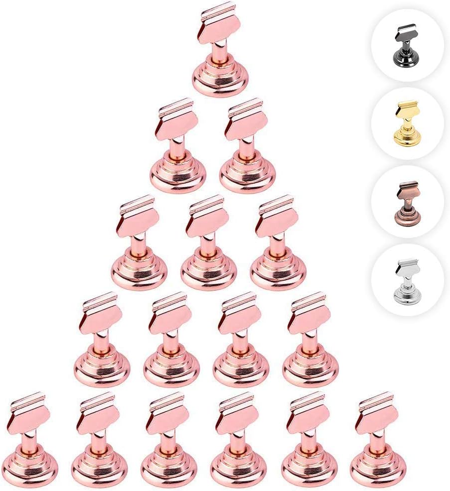 Urban Deco 16PK Table Number Holders Place Card Holders 1.7 Inch Table Card Holders Steel Card