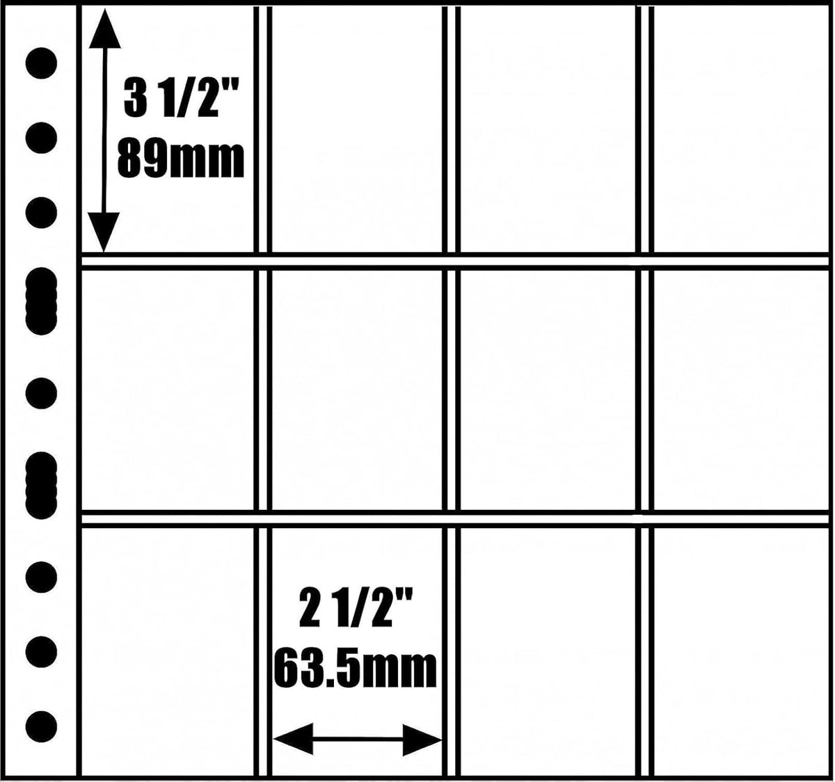 Ursae Minoris Estate Library Deluxe 4 Q-Ring Large Format Binder for Up to 1200 Sports/Trading