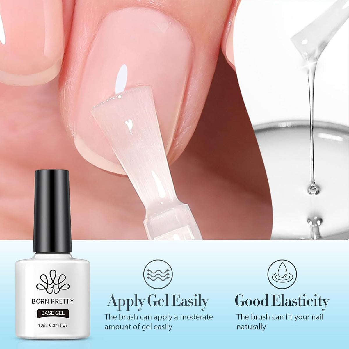 Born Pretty Nail Dehydrator and Primer, Nail Prep Dehydrator Acid Free Nail primer, Cuticle Oil for