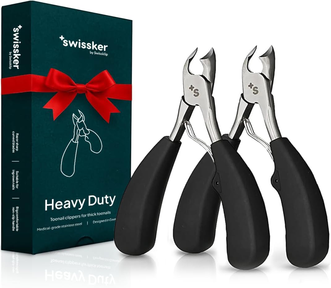 Swissklip Toenail Clippers I Heavy Duty Toe Nail Clippers I Toenail Clippers for Thick Nails I