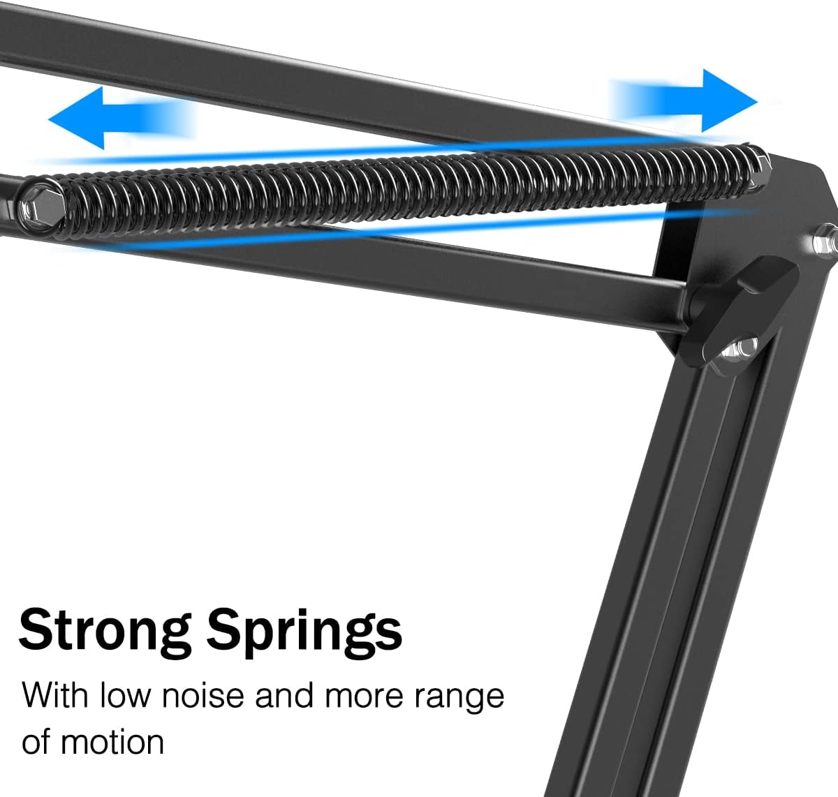 Microphone Arm Stand, FIFINE Suspension Boom Scissor Mic Stand with Heavy Duty Clamp, 3/8" to 5/8"